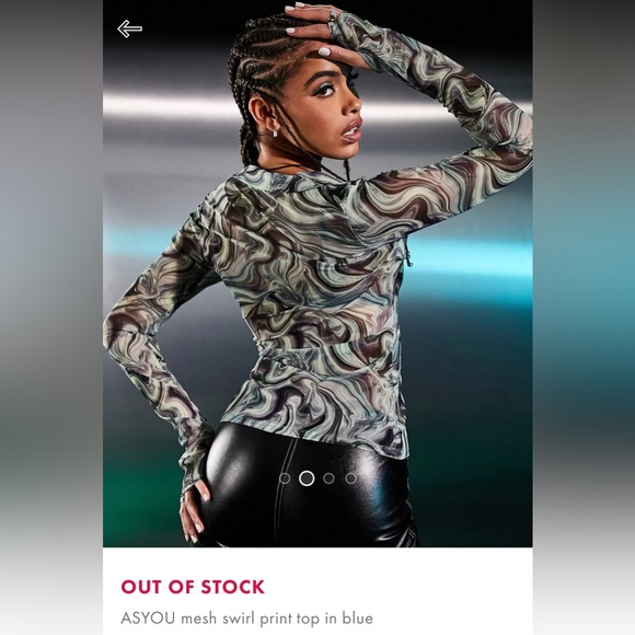 ASOS Mesh Top - Picture 2 of 7